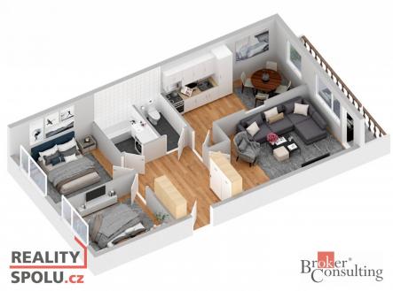 Prodej bytu, 3+1, 76 m²