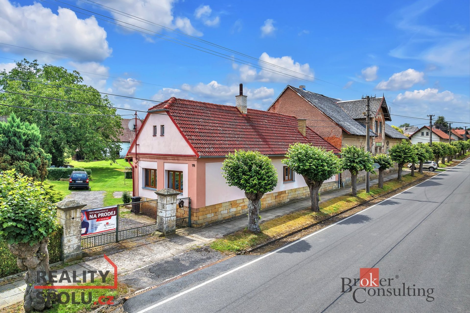 Prodej rodinného domu 3+1 s rozlehlým pozemkem – Žeretice, okr. Jičín