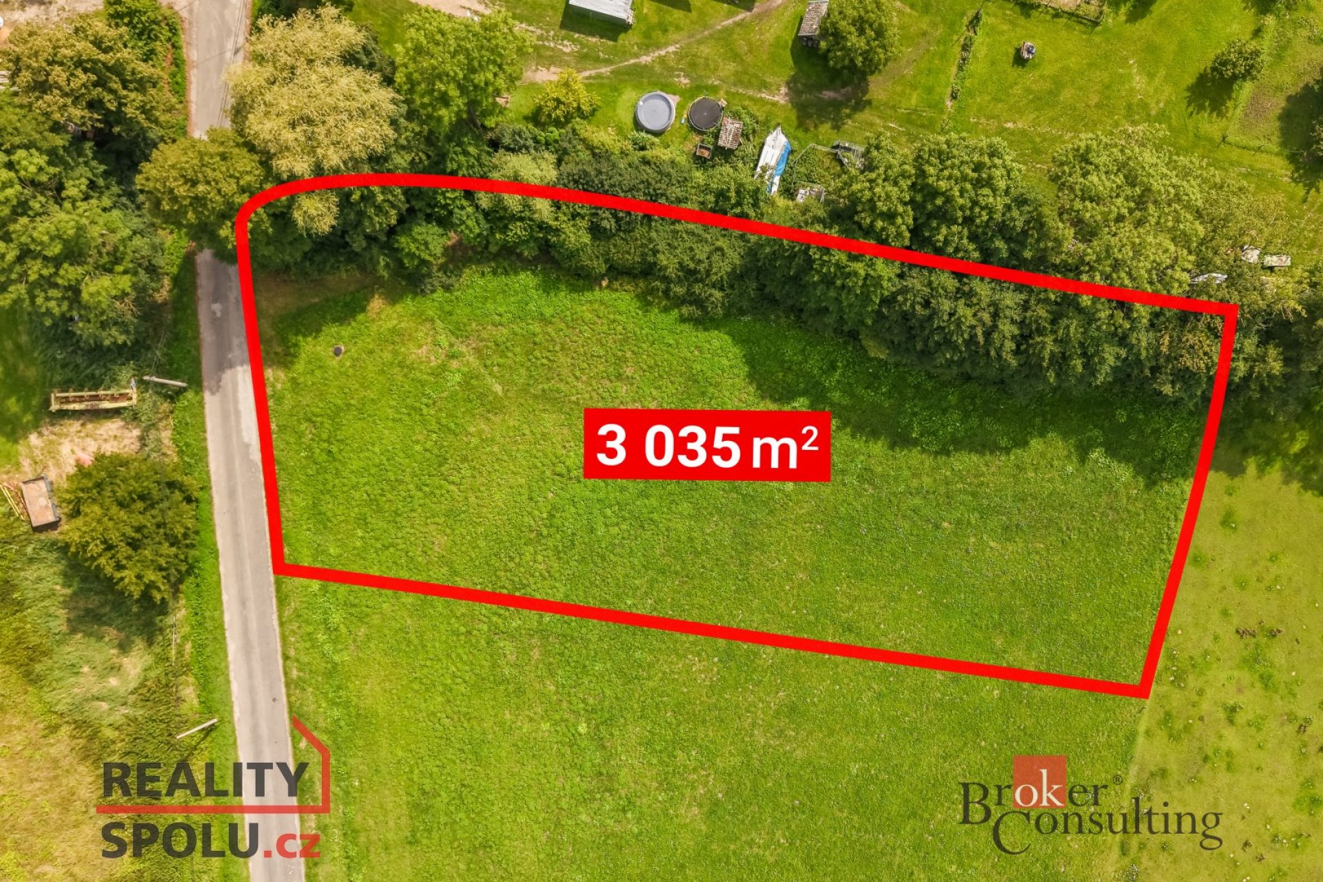 Prodej, pozemky/bydlení, 3055 m2, Trní , Sobotka, Jičín [ID 74618]