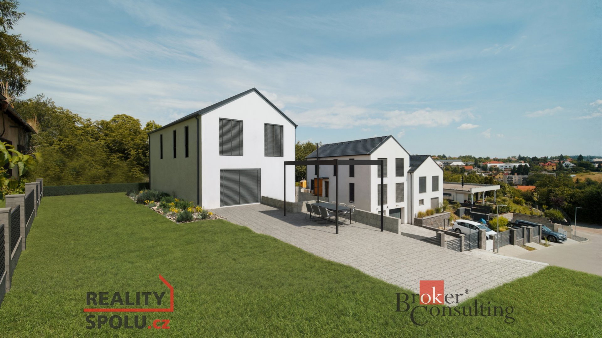 Prodej luxusní novostavby s jedinečným výhledem – Jílové u Prahy