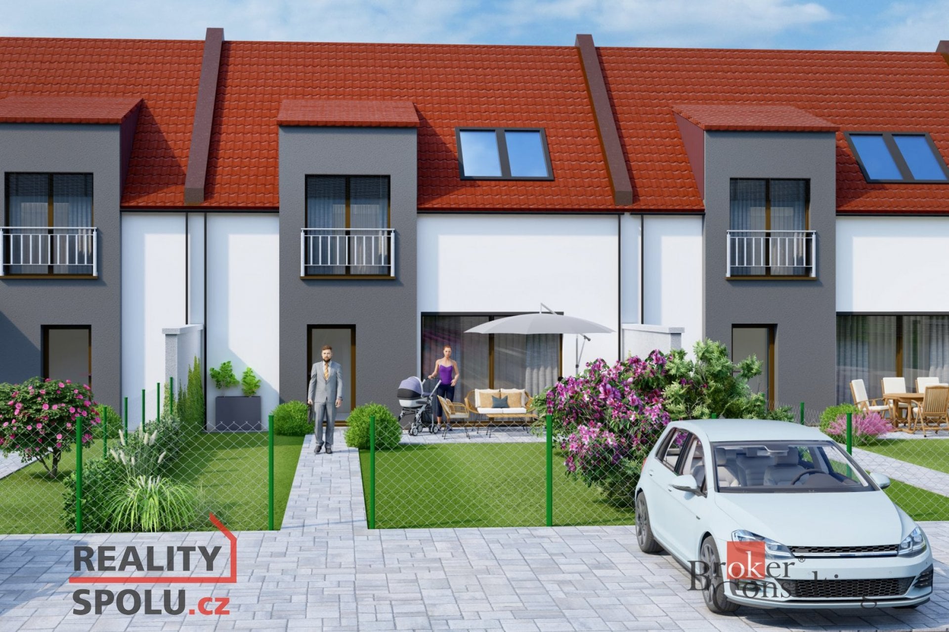 Prodej řadového domu v Bříze u Všestar