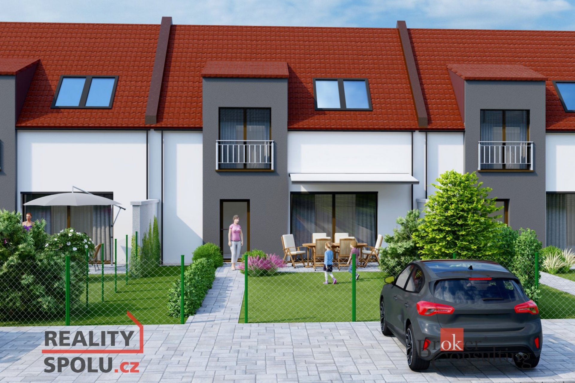 Prodej řadového domu v Bříze u Všestar