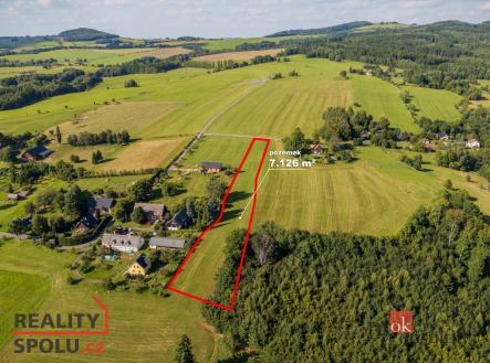 Prodej pozemku, trvalý travní porost, 7 126 m²