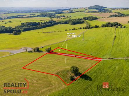 Prodej pozemku, zemědělská půda, 11 539 m²