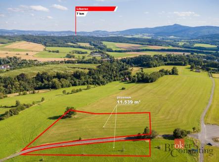 Prodej pozemku, zemědělská půda, 11 539 m²