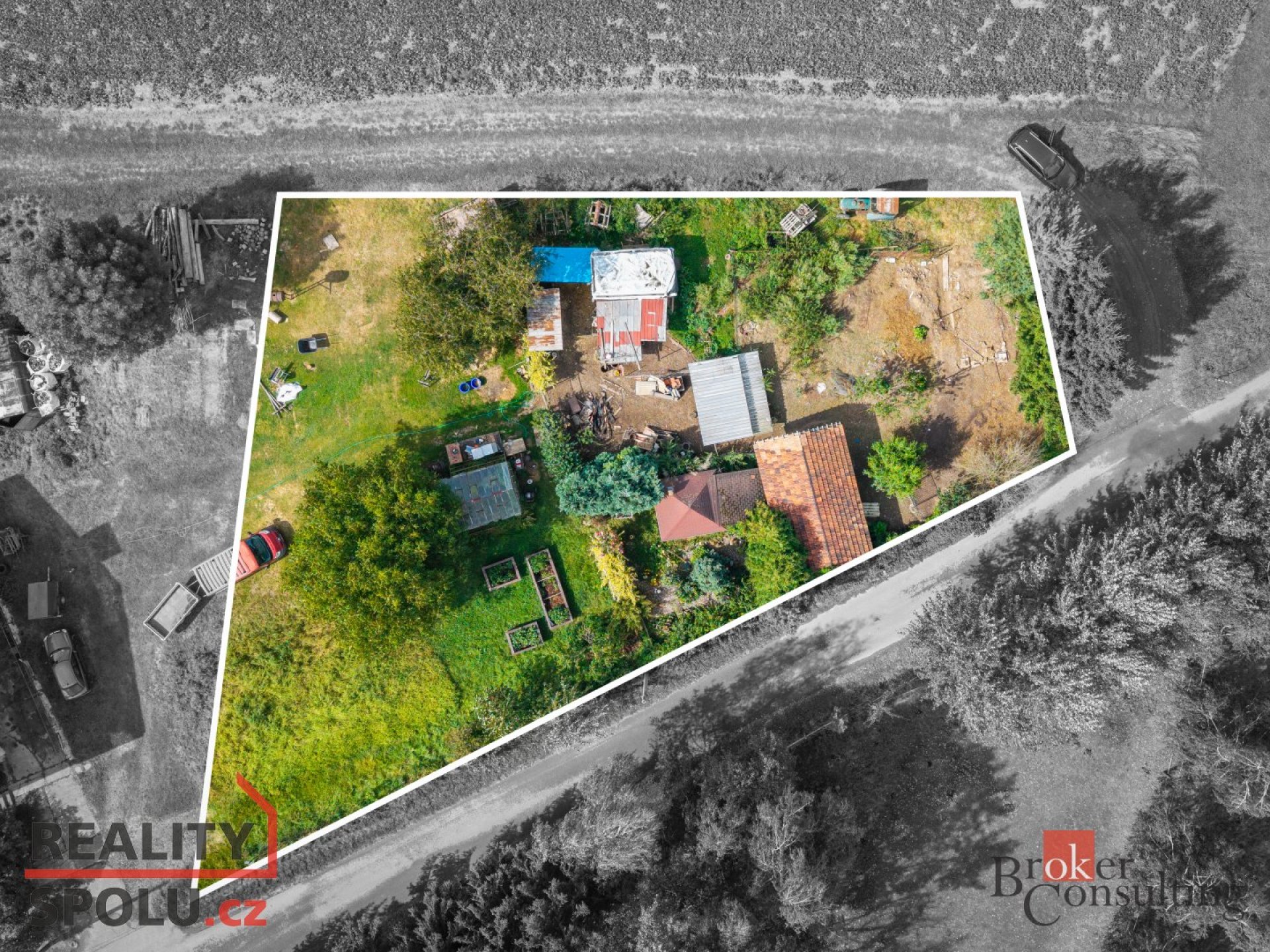 Prodej, pozemky/bydlení, 1161 m2, Lhota pod Hořičkami, Náchod [ID 73429]