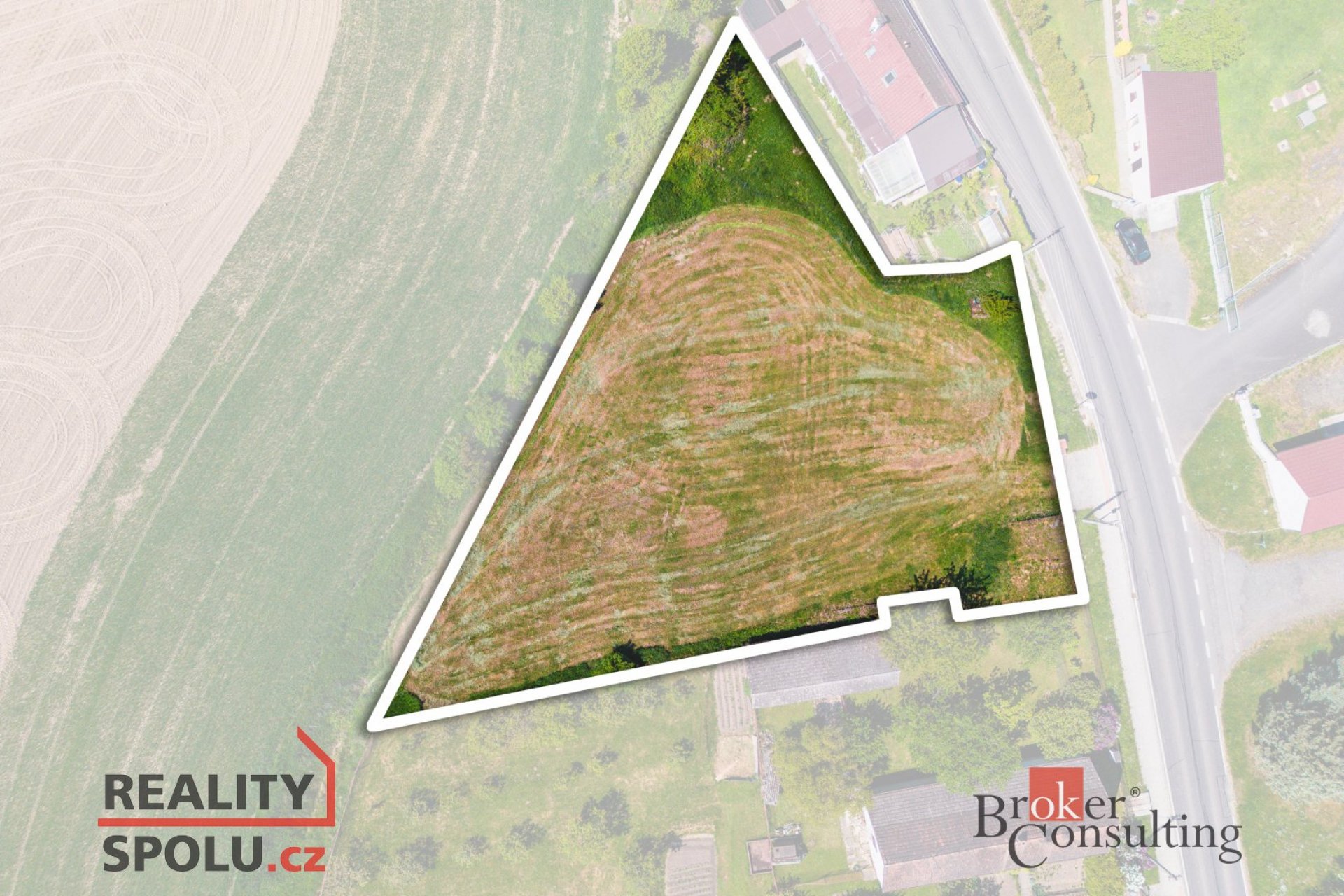 Prodej, pozemky/bydlení, 2037 m2, Vitinka , Osek, Rokycany [ID 76576]