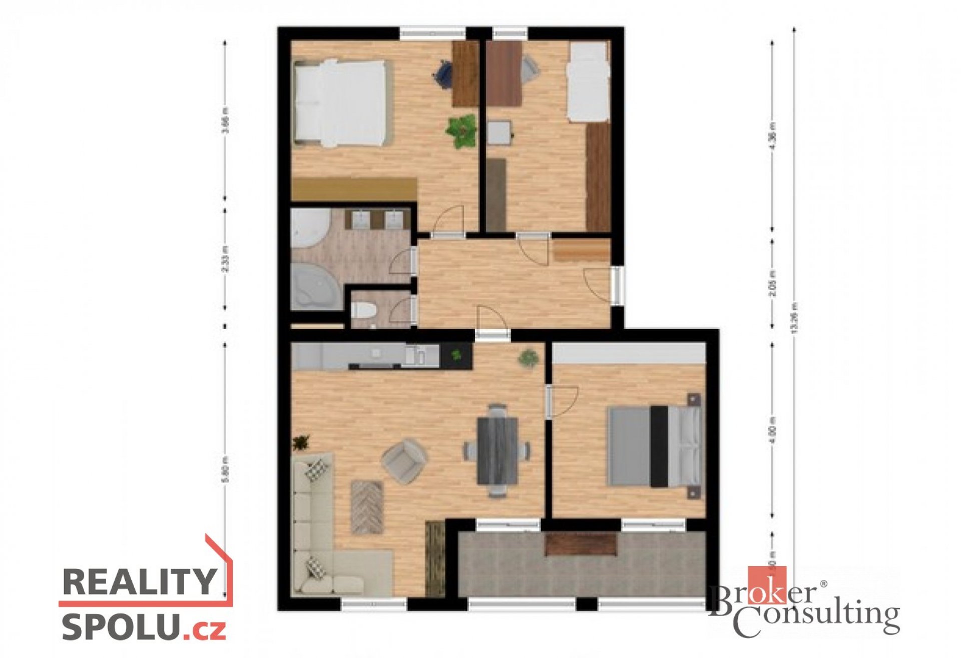 Prodej, byty/4+kk, 98.73 m2, 33824 Břasy, Rokycany [ID 76278]