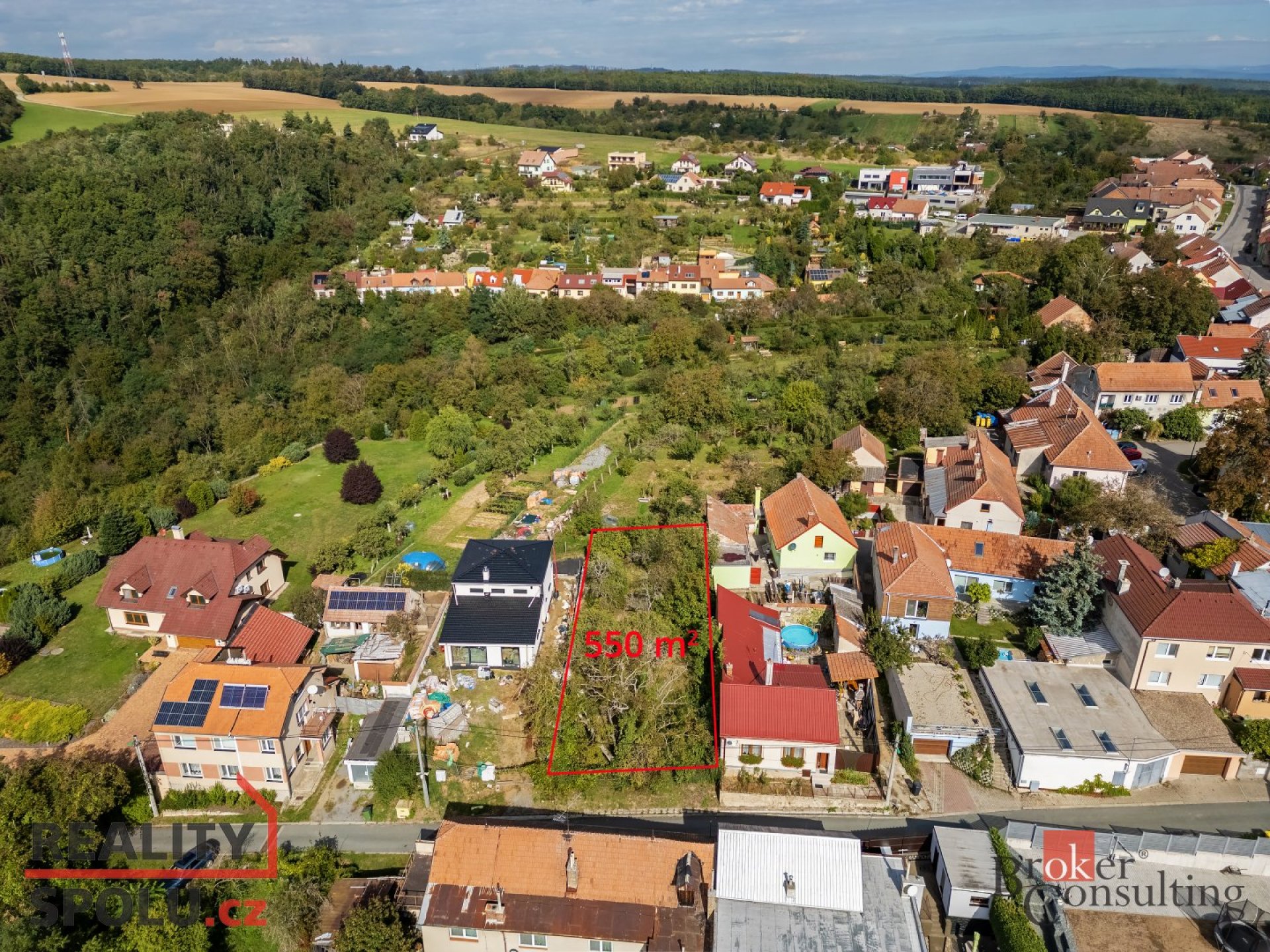 Prodej, pozemky/bydlení, 550 m2, Omice, Brno-venkov [ID 76318]