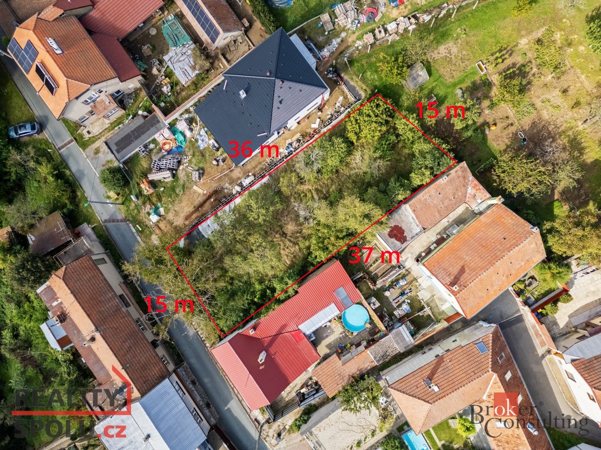 Prodej, pozemky/bydlení, 550 m2, Omice, Brno-venkov [ID 76318]
