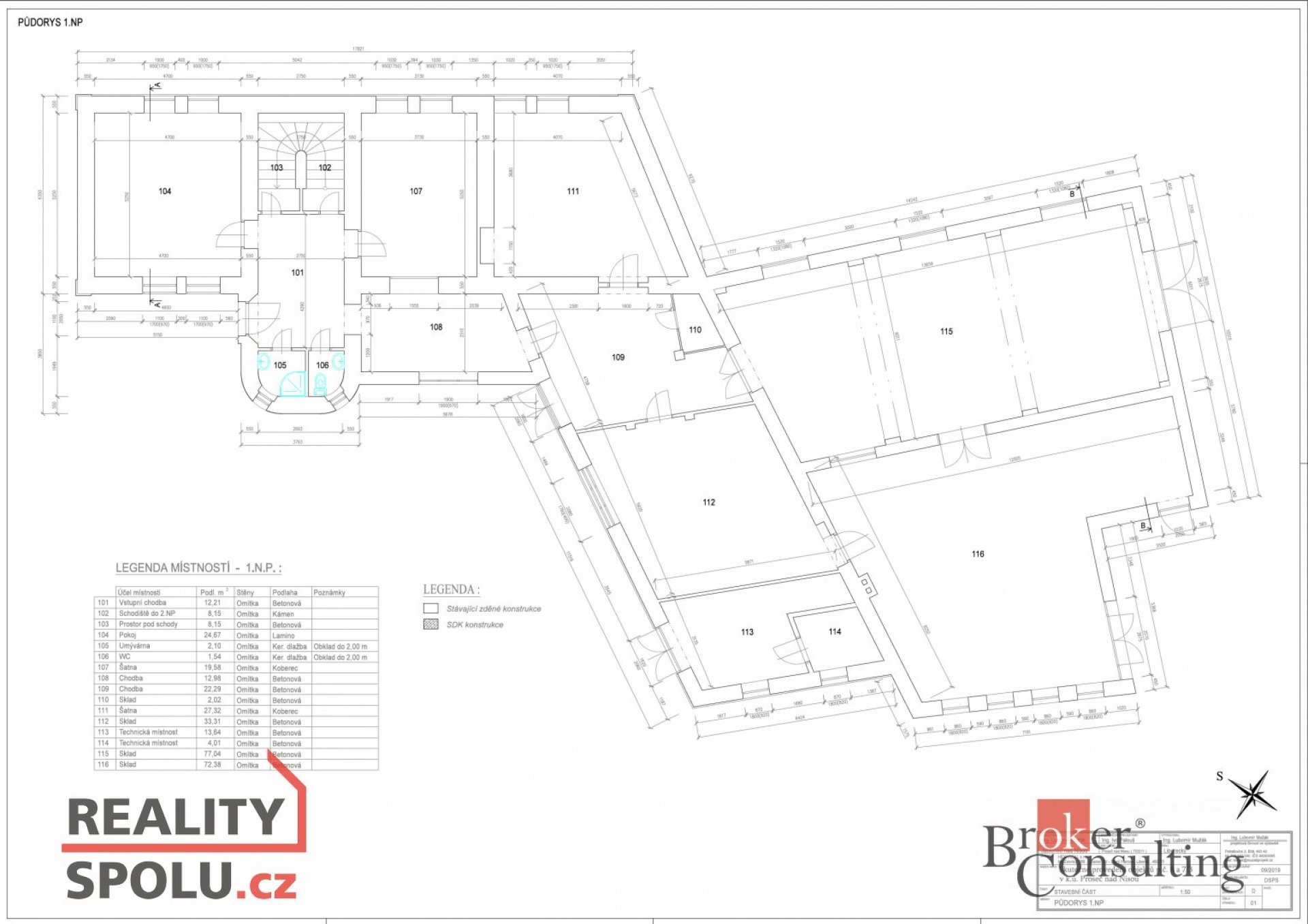 Prodej, komerční/ubytování, 554 m2, Prosečská 5048, Proseč nad Nisou, 46804 Jablonec nad Nisou, Jabl