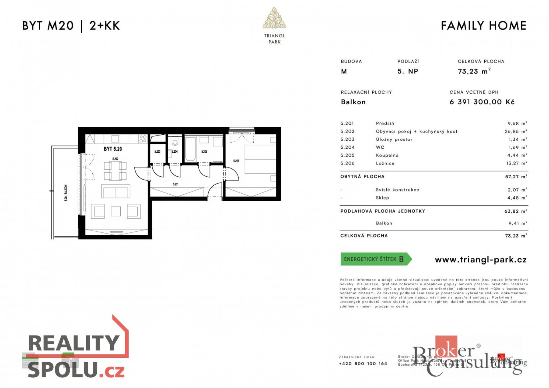Prodej, byty/2+kk, 57.27 m2, Měděná 3064/5, Jižní Předměstí, 30100 Plzeň 3 [ID 77193]