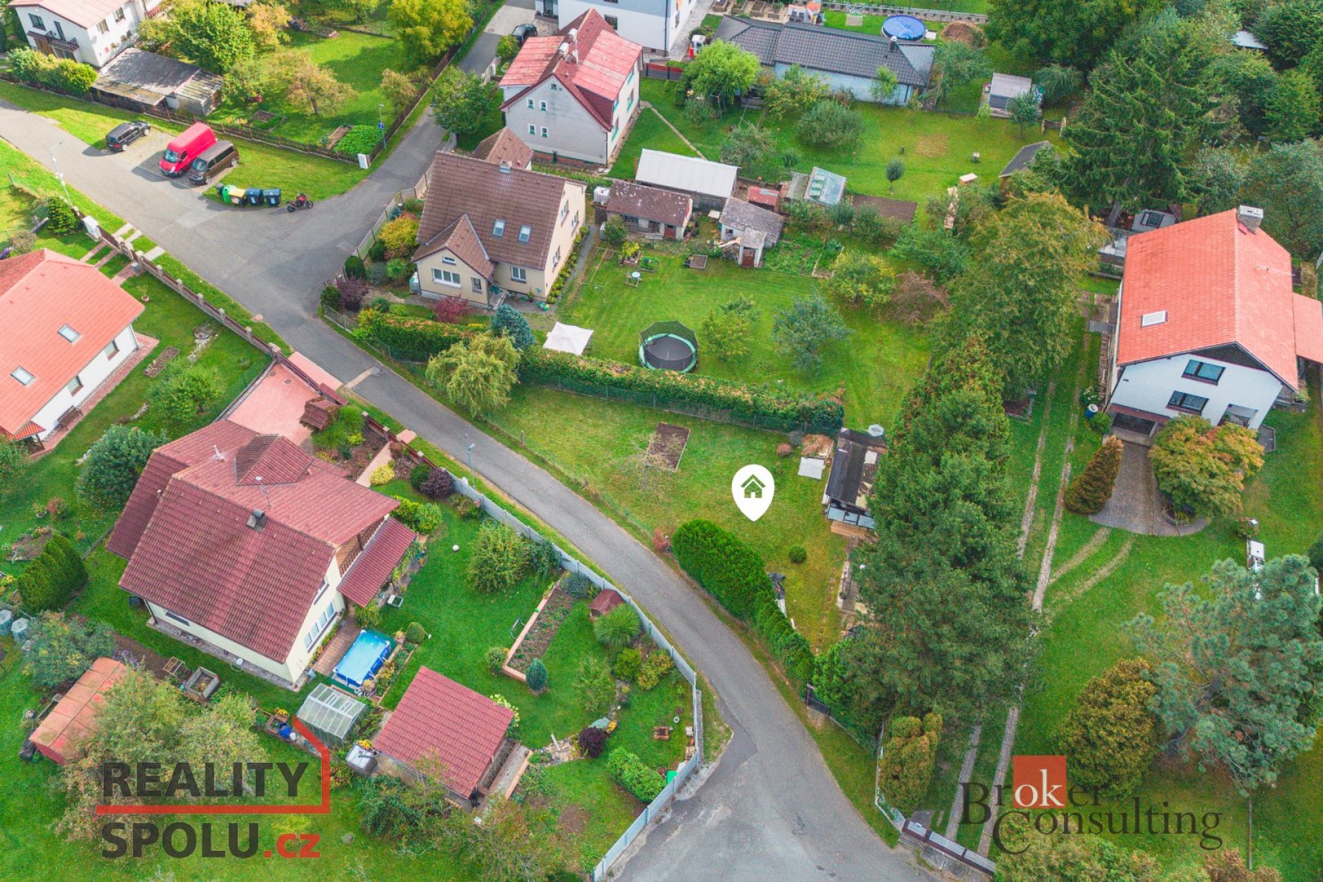 Prodej, pozemky/zahrada, 387 m2, Ke stadionu, Nová Huť, Hrádek, Rokycany [ID 76303]