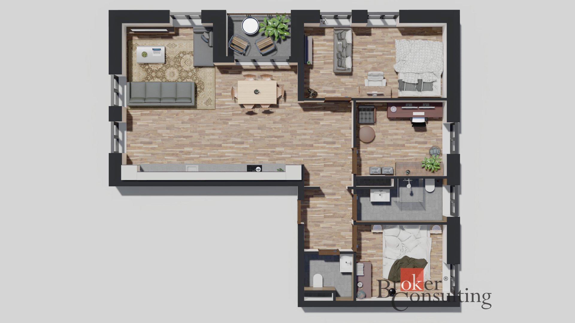 Prodej bytu 4+kk budova A4