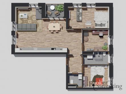 Prodej bytu, 4+kk, 54,19 m²