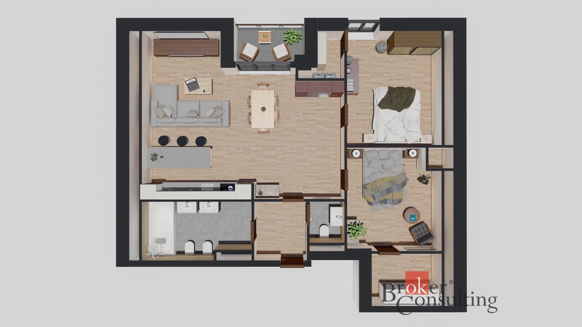 Prodej bytu 3+kk budova A8