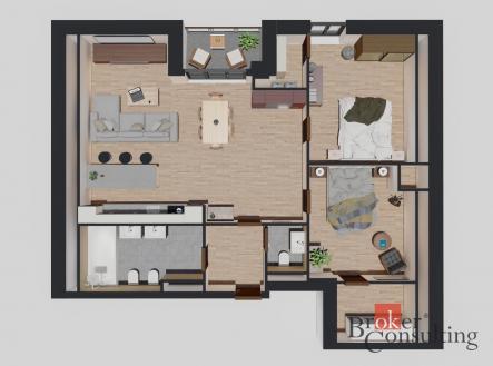 Prodej bytu, 3+kk, 97,3 m²