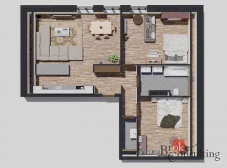 Prodej bytu, 3+kk, 87,17 m²