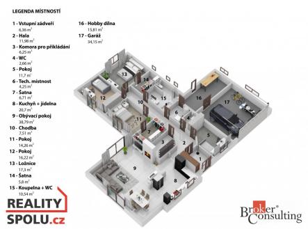 Prodej domu/vily, 197 m²