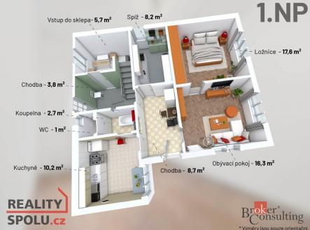 Prodej domu/vily, 182 m²