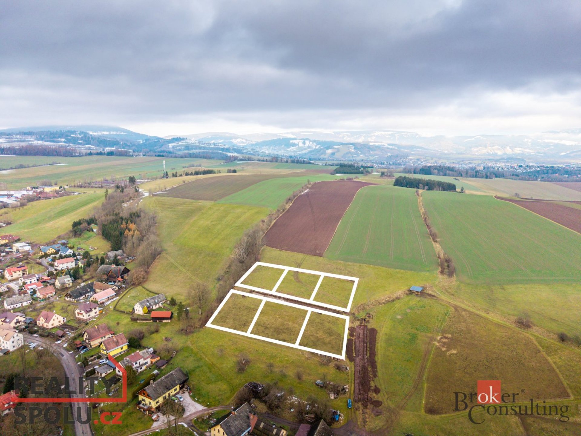 Prodej, pozemky/bydlení, 1257 m2, Horní Branná, Semily [ID 78093]