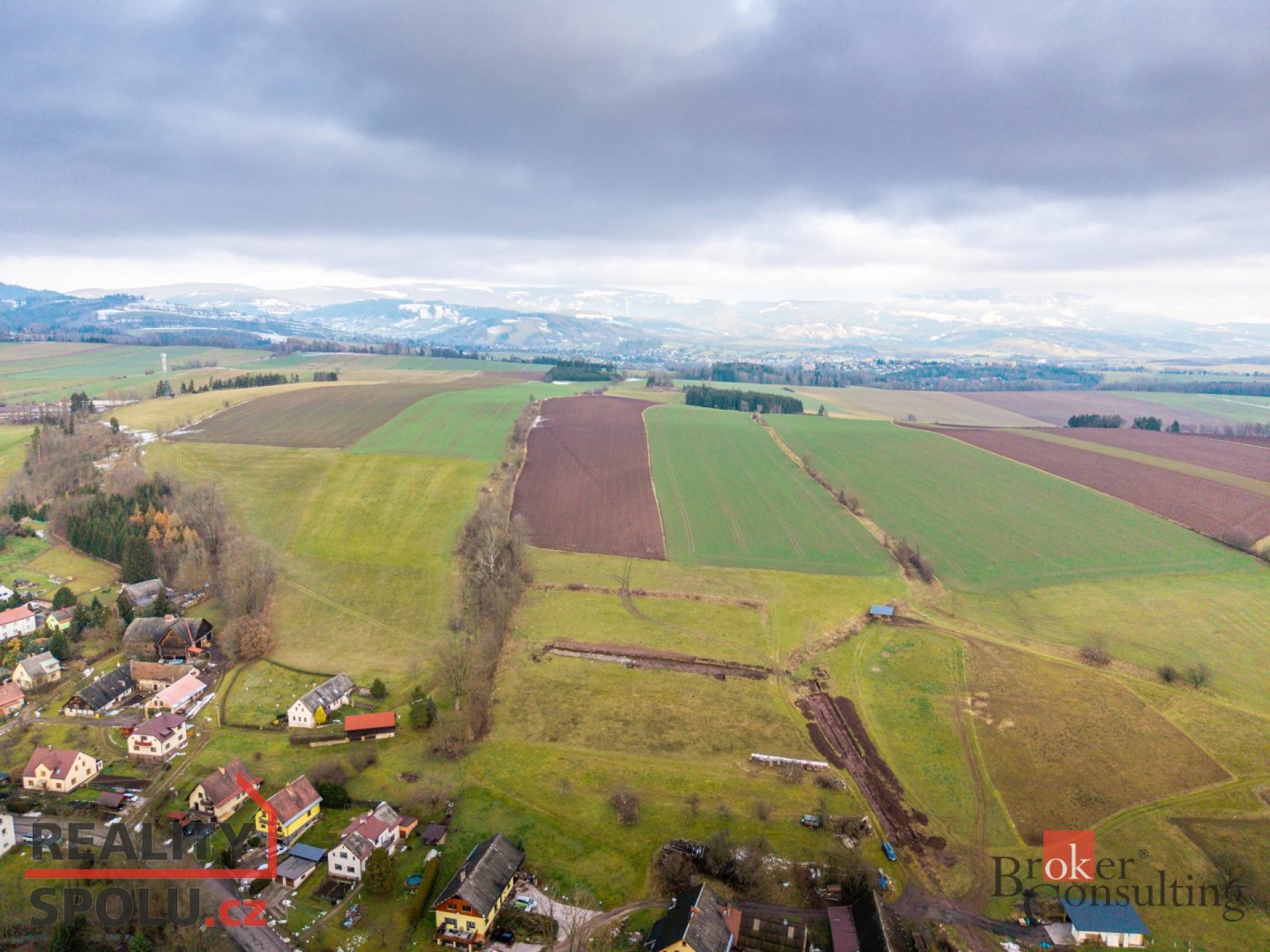 Prodej, pozemky/bydlení, 1257 m2, Horní Branná, Semily [ID 78093]