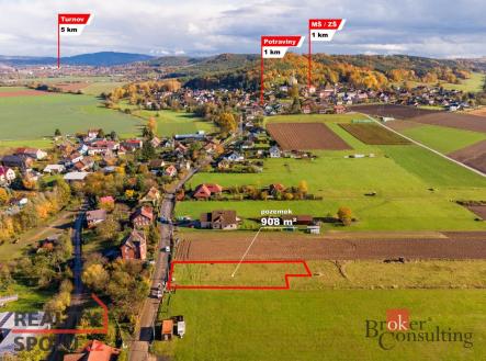 Prodej pozemku pro bydlení, 908 m²