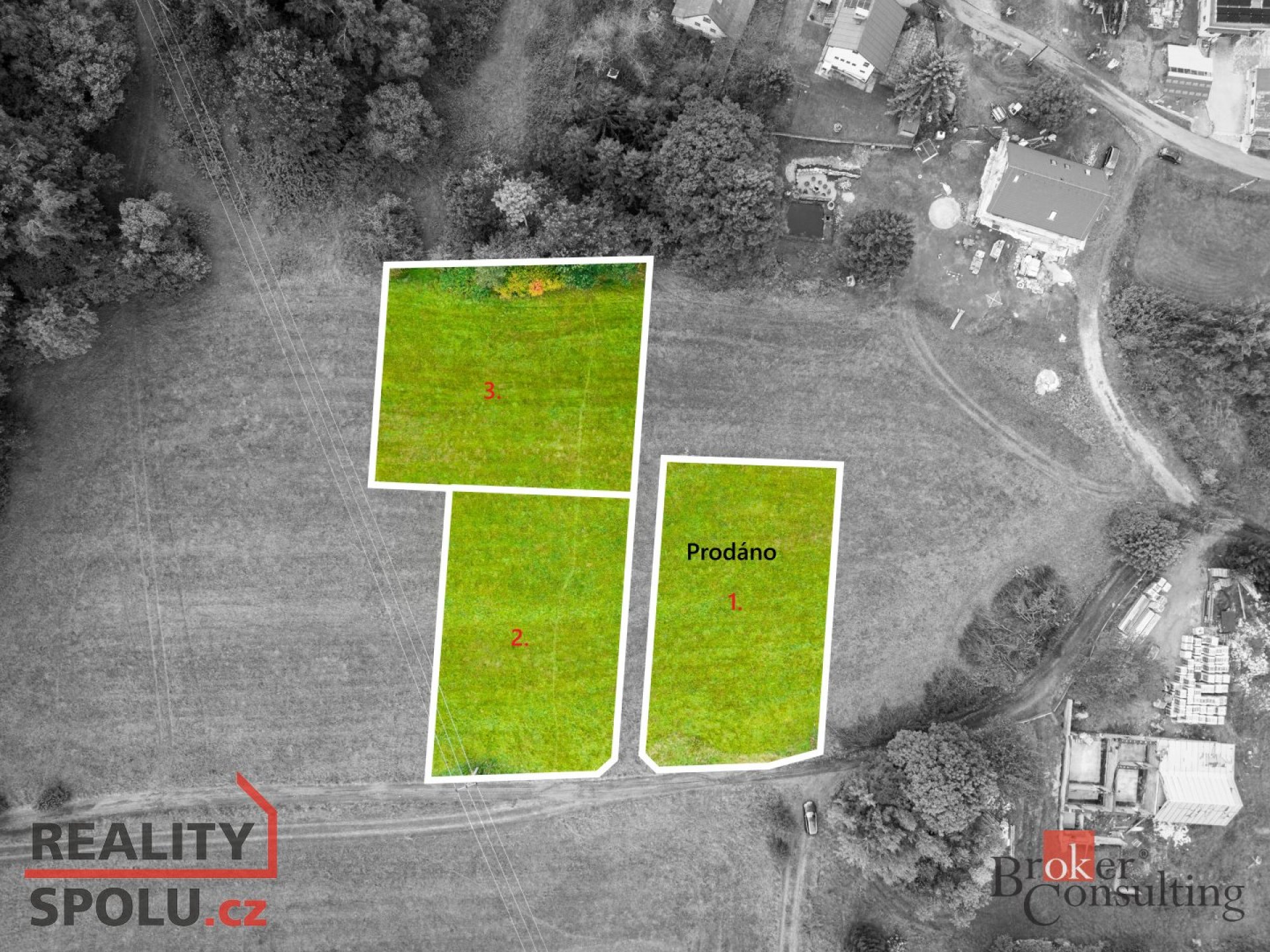 Pozemek k výstavbě RD v Nové Vsi