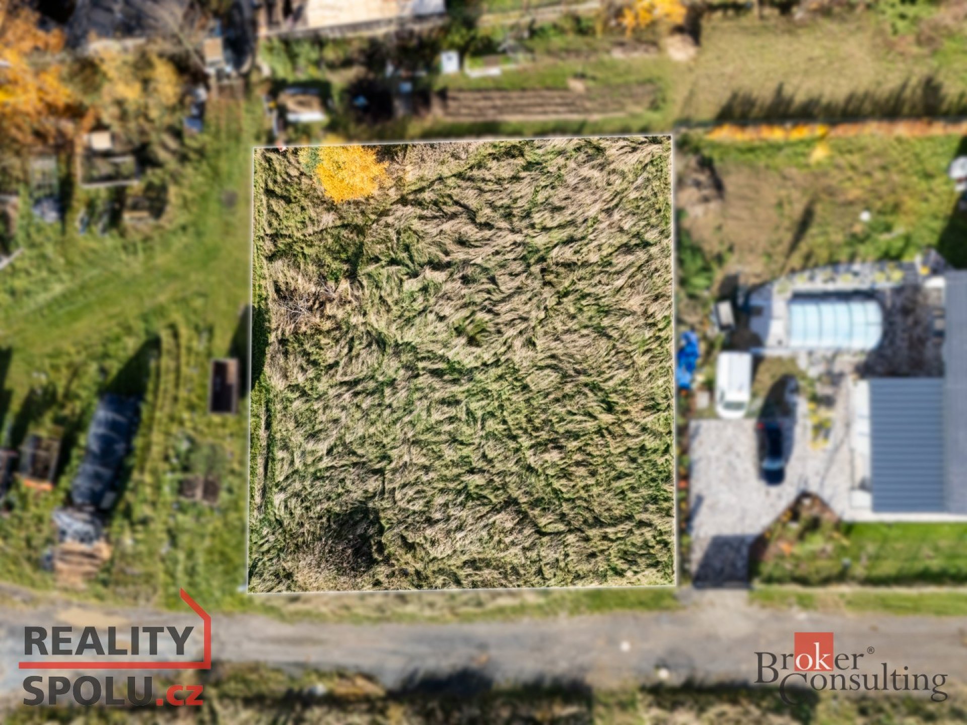 Stavební pozemek na okraji obce Střížovice u Plzně