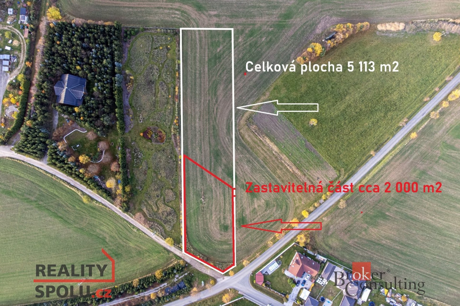 Prodej, pozemky/bydlení, 5113 m2, Tmaň, Beroun [ID 77990]