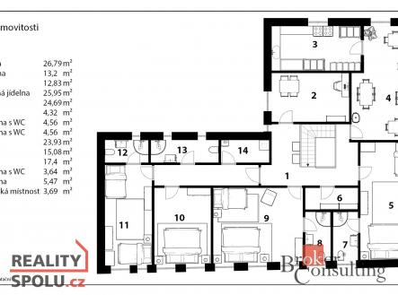 Prodej domu/vily, 390 m²