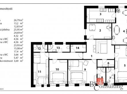 Prodej domu/vily, 390 m²