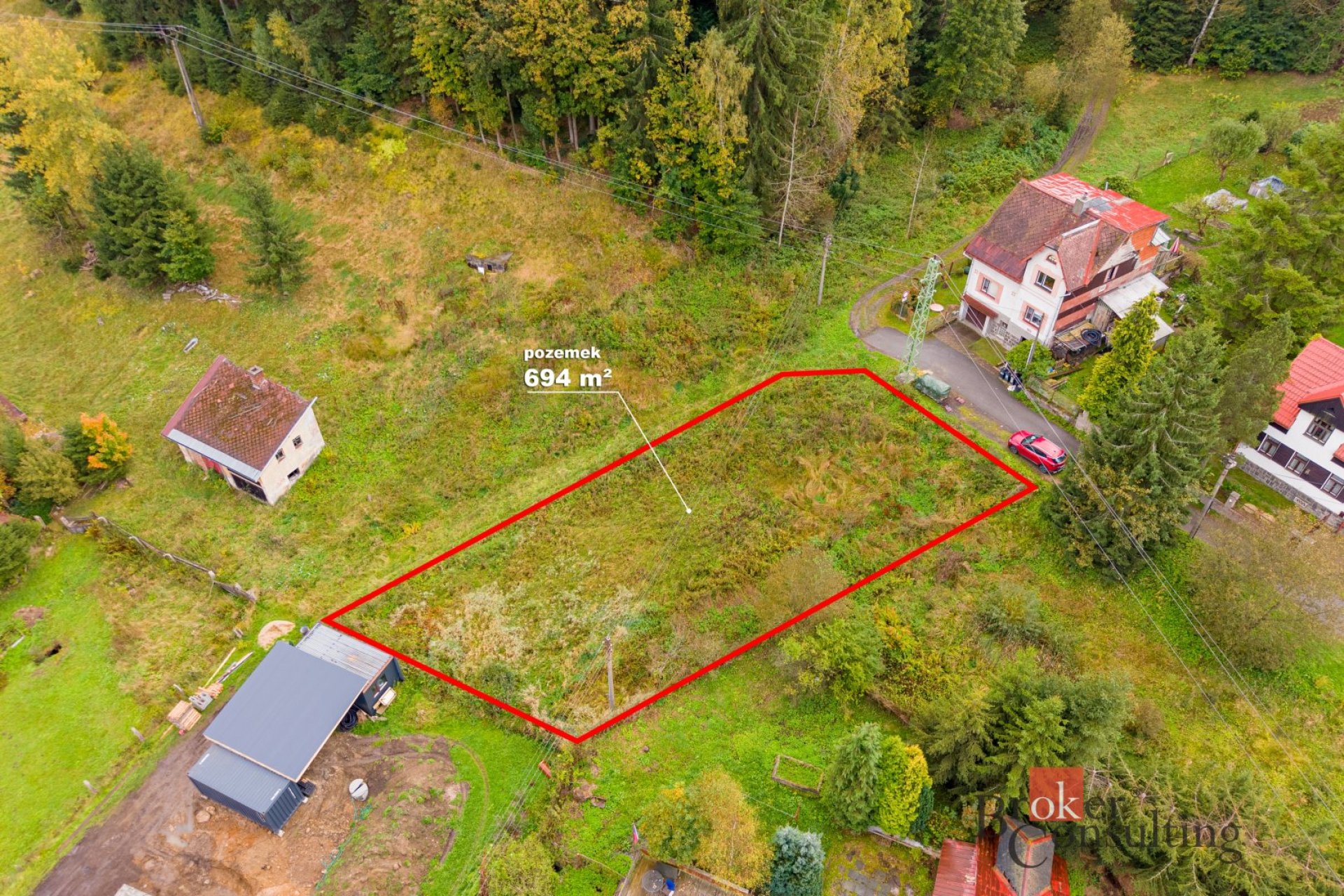 Prodej, pozemky/bydlení, 694 m2, Údolní 970, 46851 Smržovka, Jablonec nad Nisou [ID 78560]