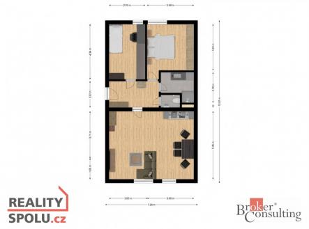 Prodej bytu, 3+kk, 82 m²