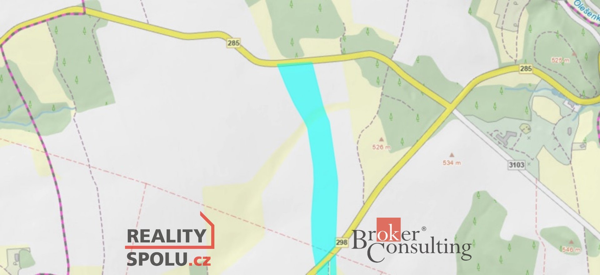 Prodej, pozemky/pole, 46553 m2, Bohdašín  [ID 79413]