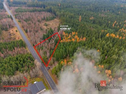 Prodej pozemku, les, 5 425 m²