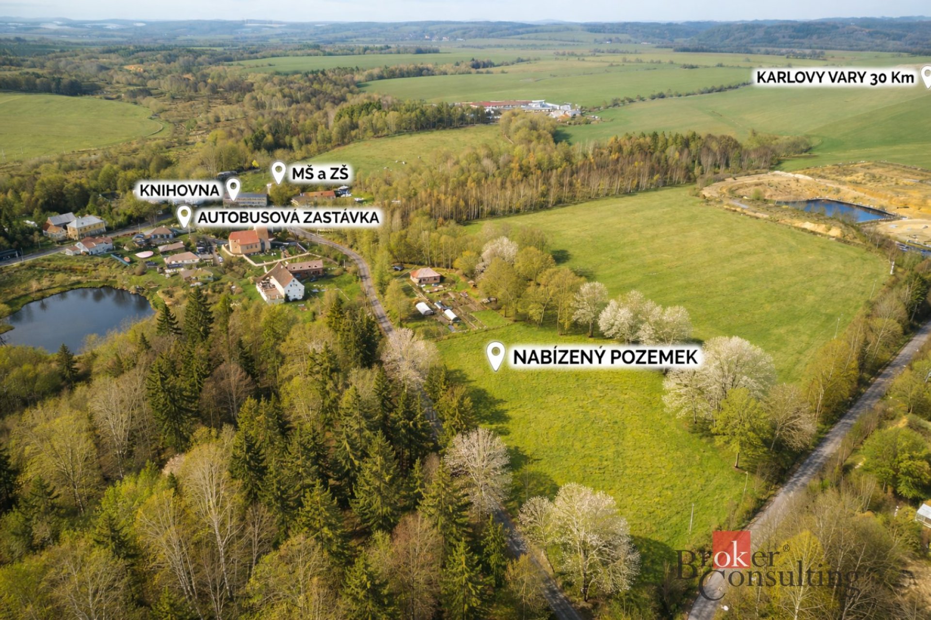 Prodej, pozemky/bydlení, 3662 m2, 35002 Milhostov, Cheb [ID 79131]