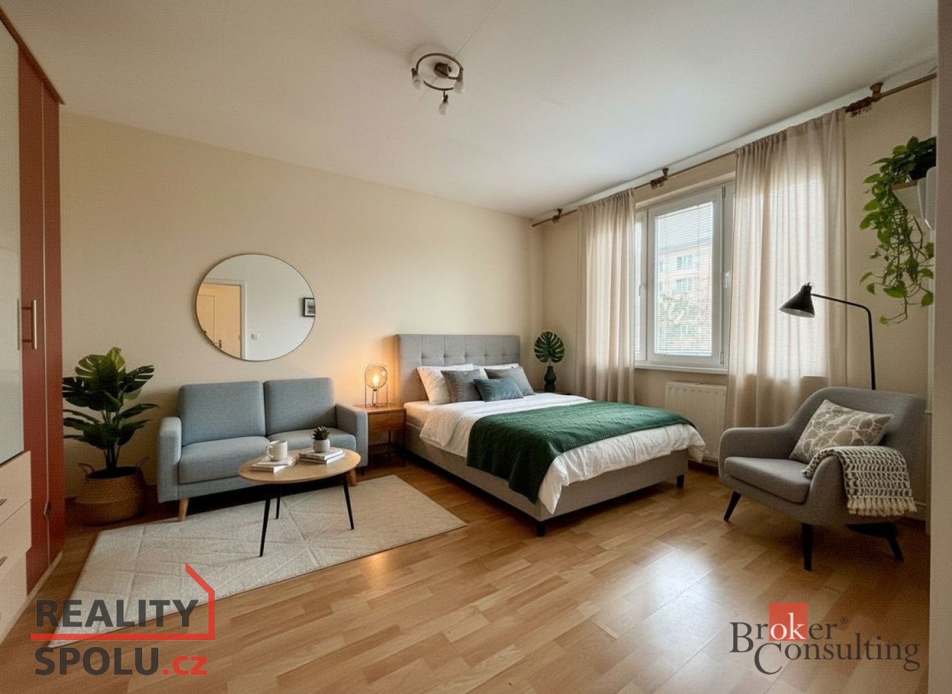 Pronájem bytové jednotky 1+1 Kpt. Nálepky, Louny