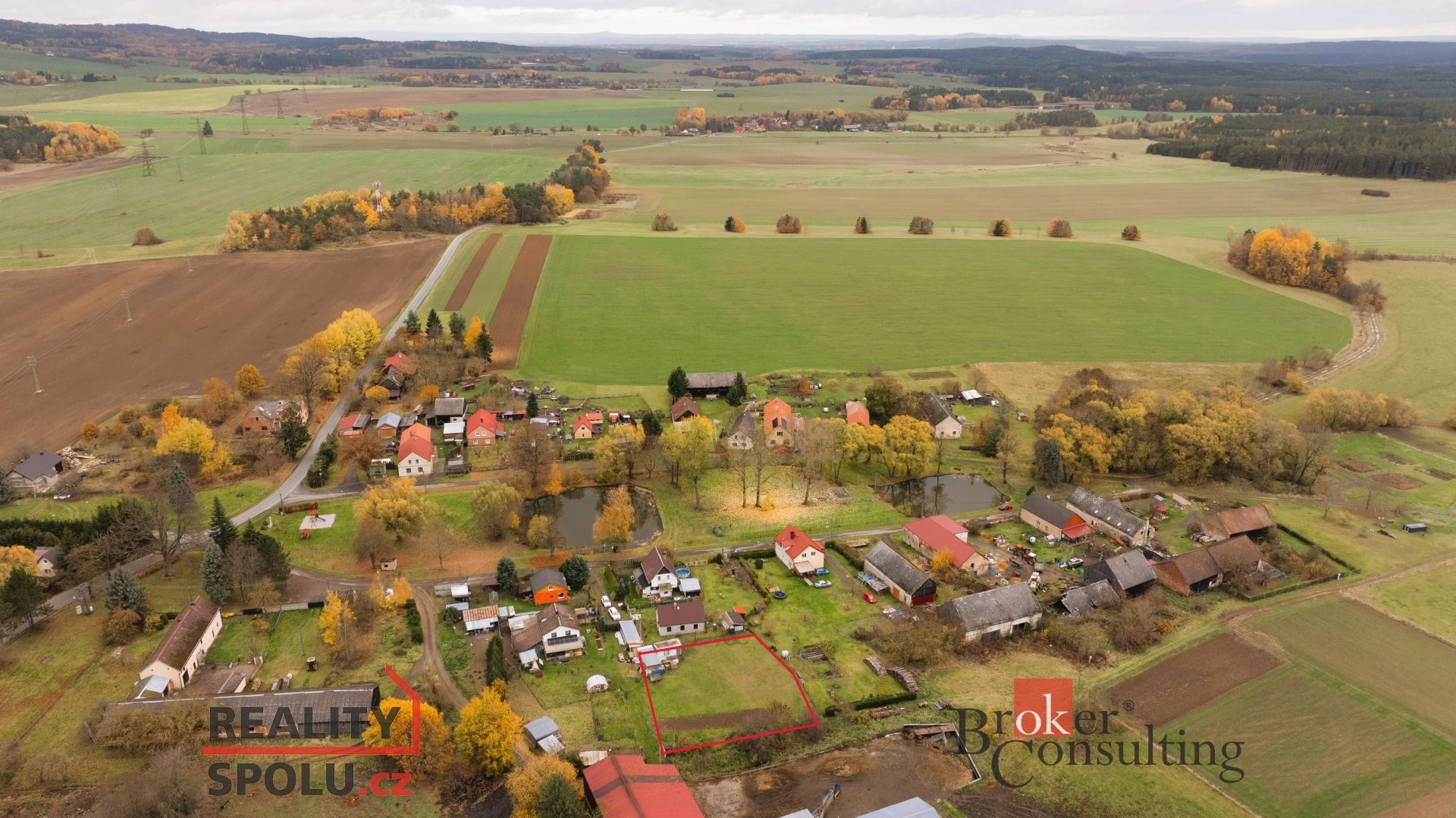 Prodej stavebního pozemku 1107m2 Pavlíkov