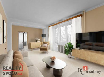 Prodej bytu, 2+1, 56,5 m²