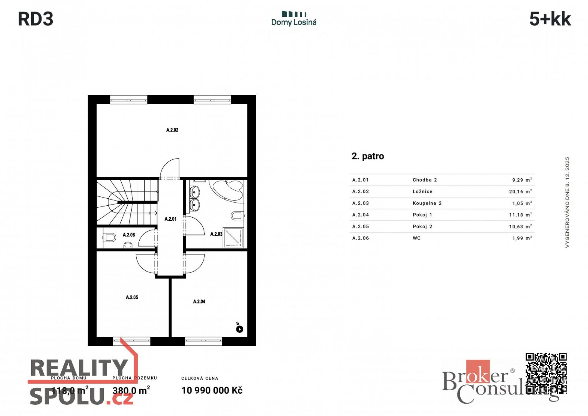 Prodej, domy/rodinný, 118 m2, 33204 Losiná, Plzeň-město [ID 80049]