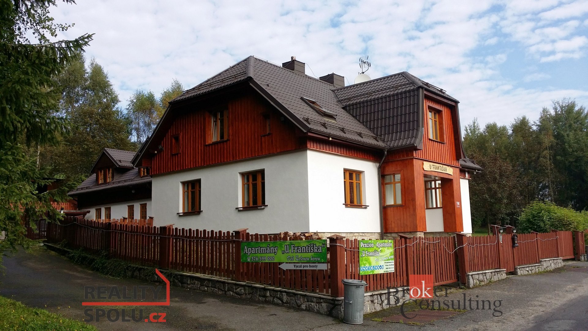 Prodej Rodinného Penzionu „U Františka“ v Srní