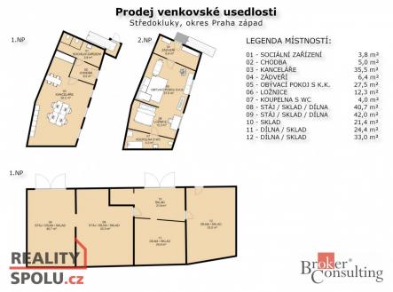 Prodej zemědělského objektu, 1 059 m²