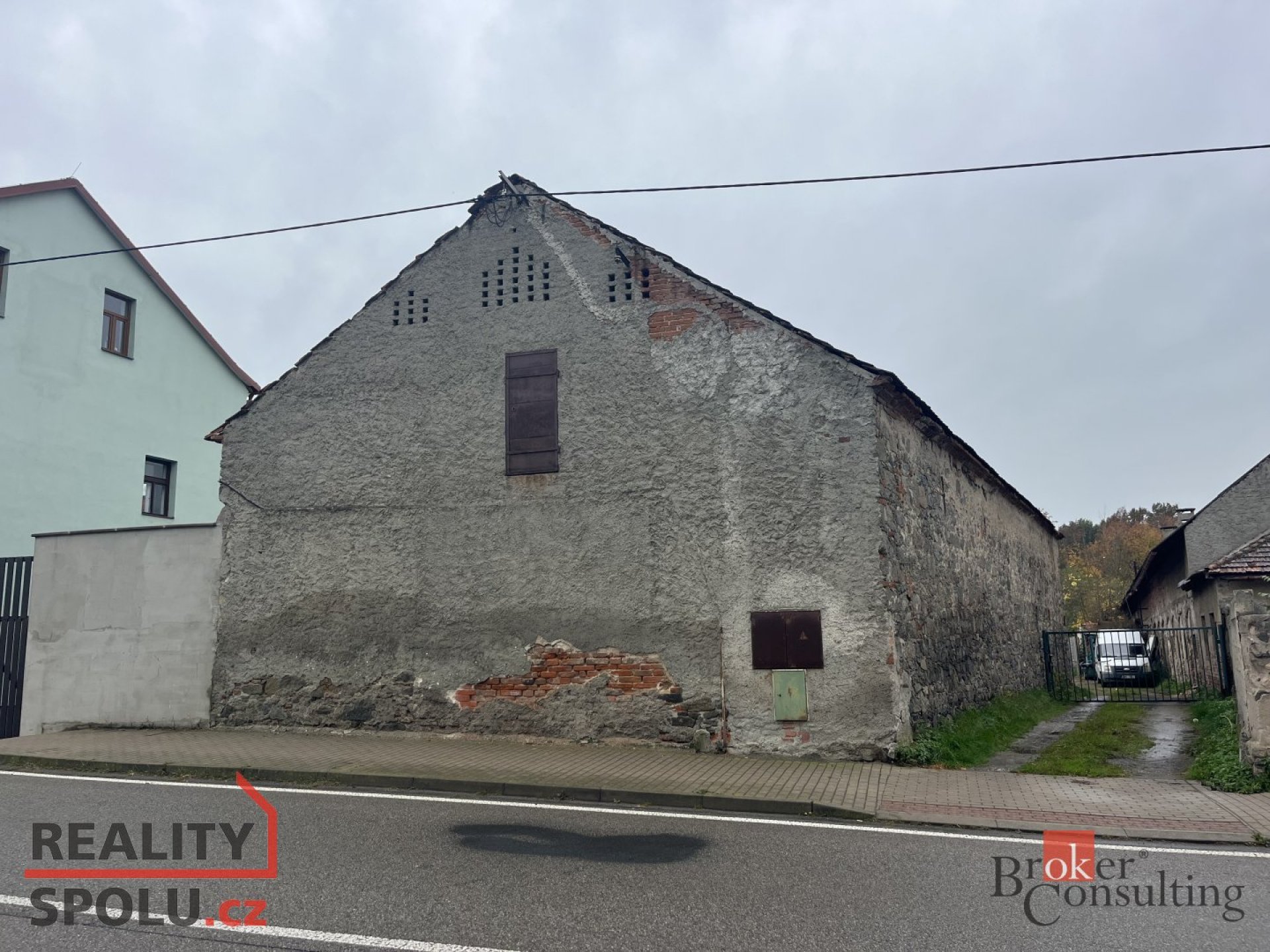 Prodej, pozemky, 1933 m2, Poříčí nad Sázavou, ul. Pražská