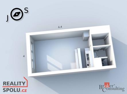 Prodej bytu, 1+kk, 32 m²