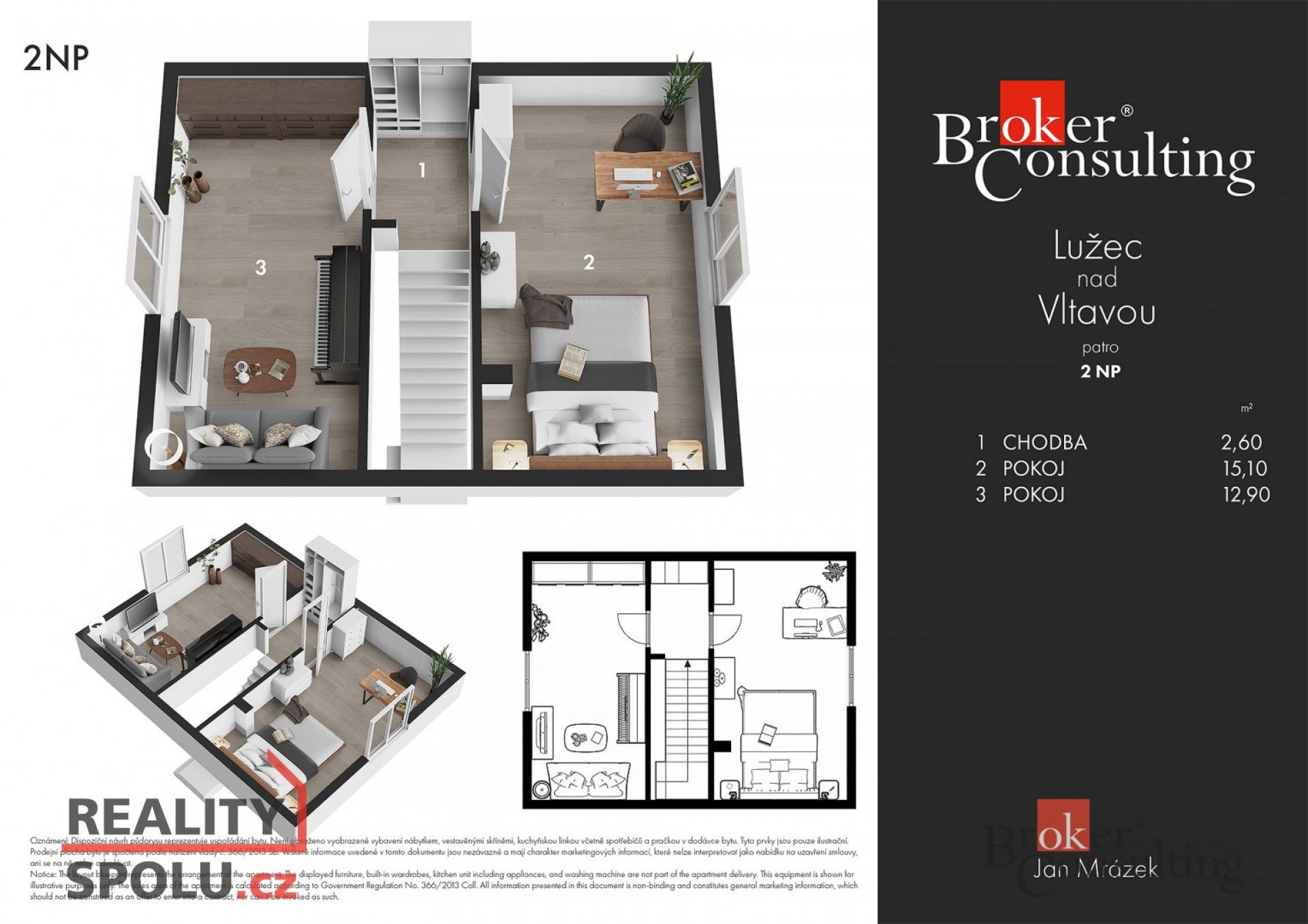 Prodej, domy/rodinný, 66 m2, Podřipská 369, 27706 Lužec nad Vltavou, Mělník [ID 78987]
