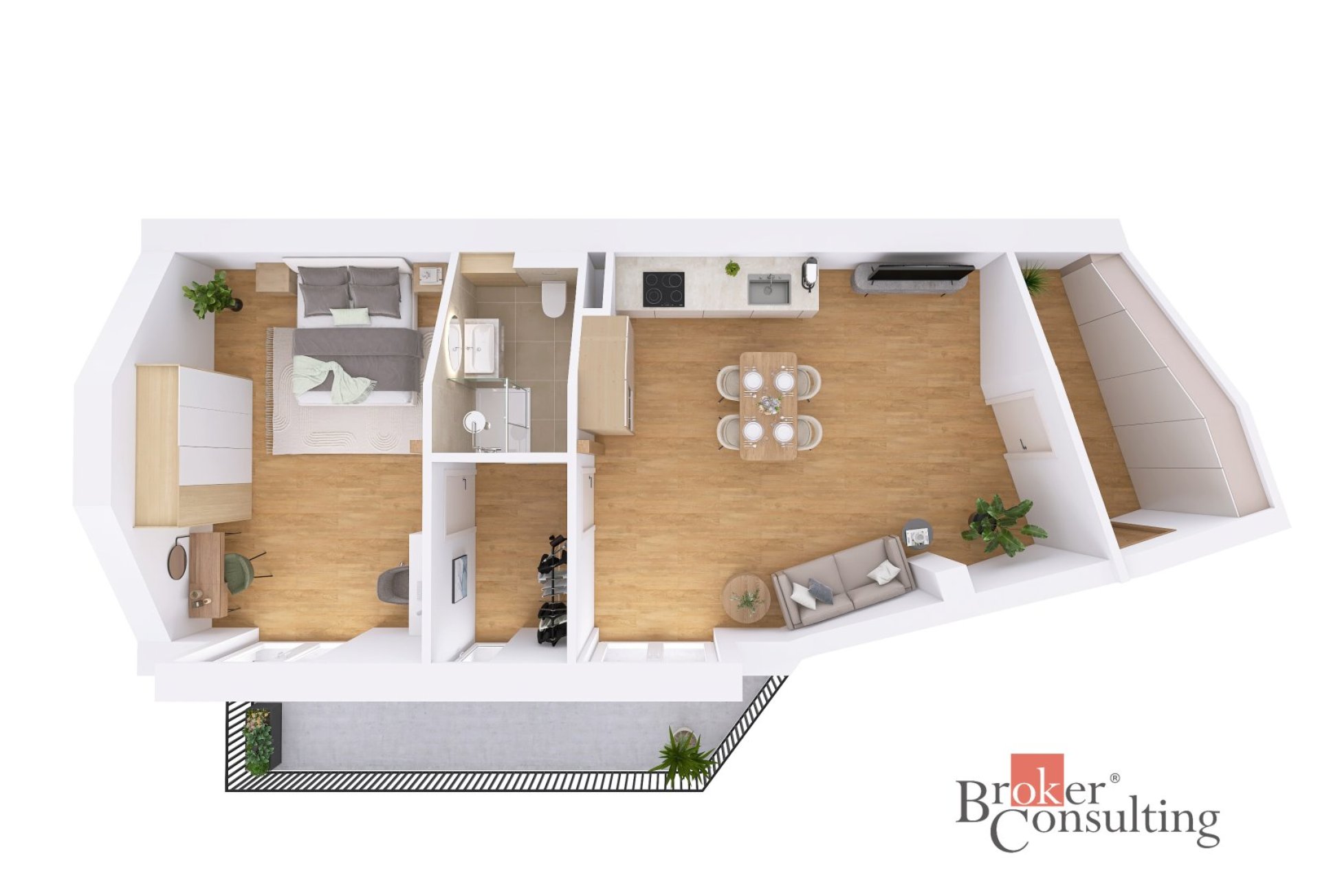 Prodej, byty/2+kk, 68 m2, 37384 Dubné, České Budějovice [ID 80660]