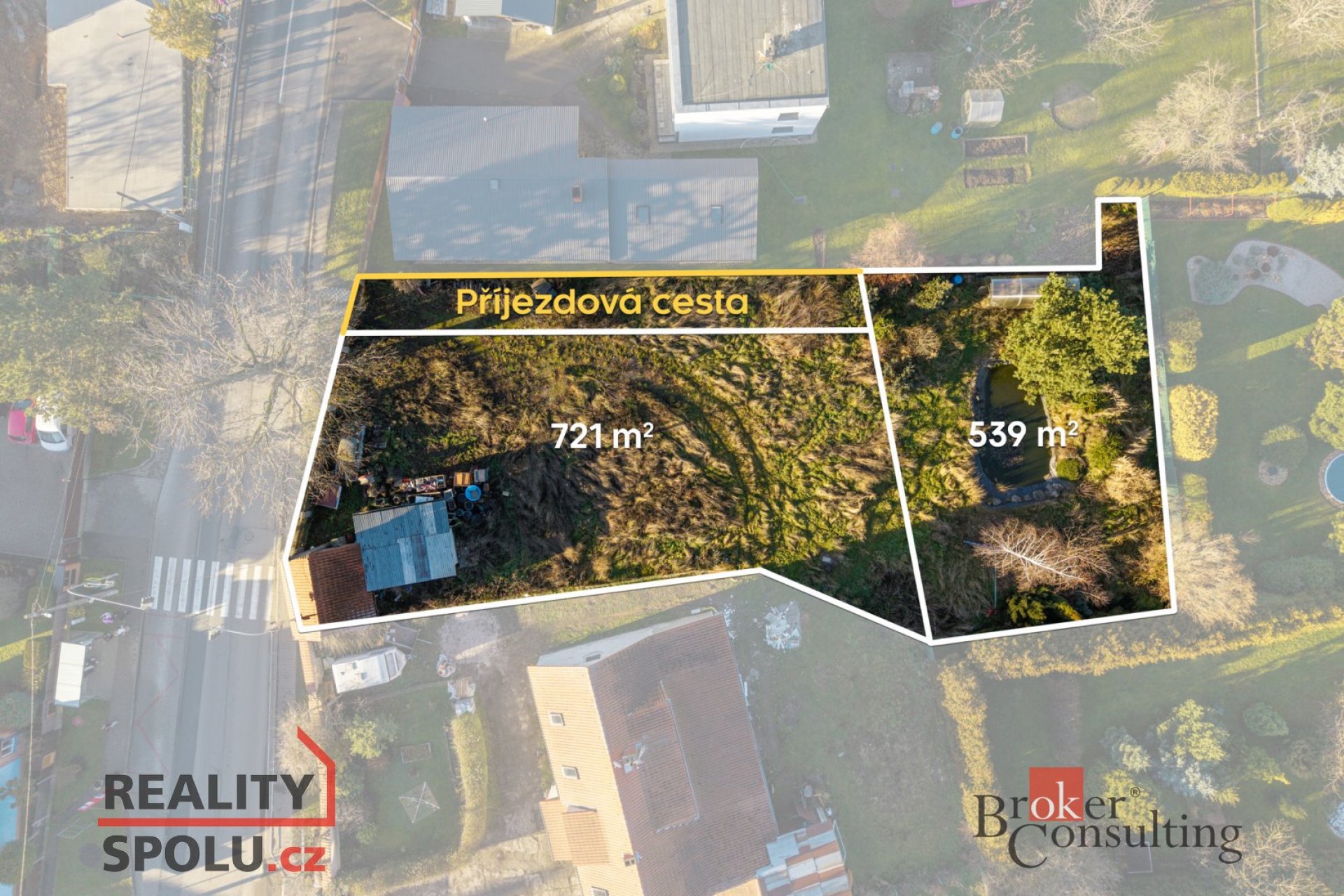 Prodej, pozemky/bydlení, 1402 m2, Pražská 465, Dolní Jirčany, 25244 Psáry, Praha-západ [ID 79932]