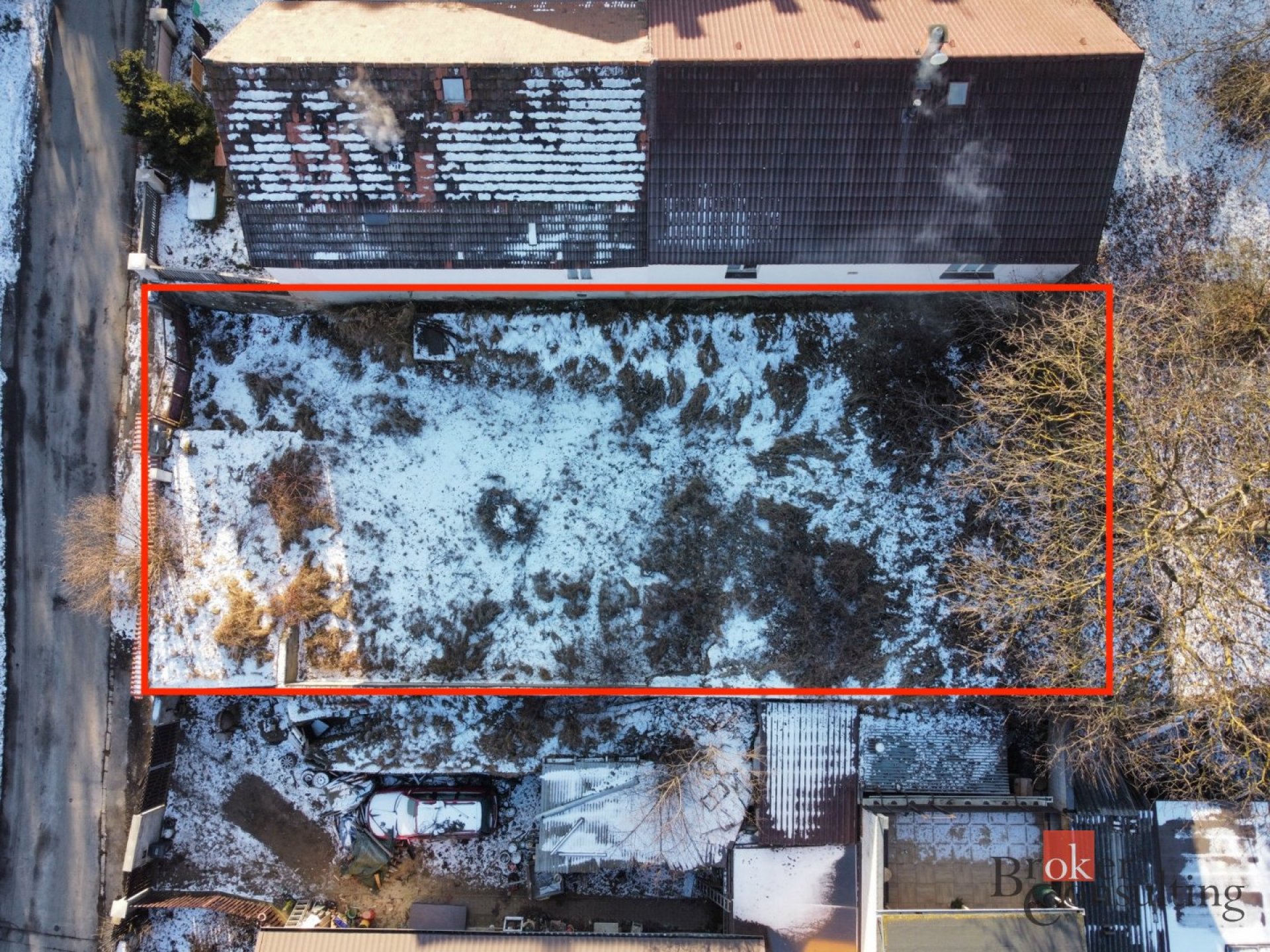 Prodej stavebního pozemku 420 m2, Plzeň - Vyšehradská ulice