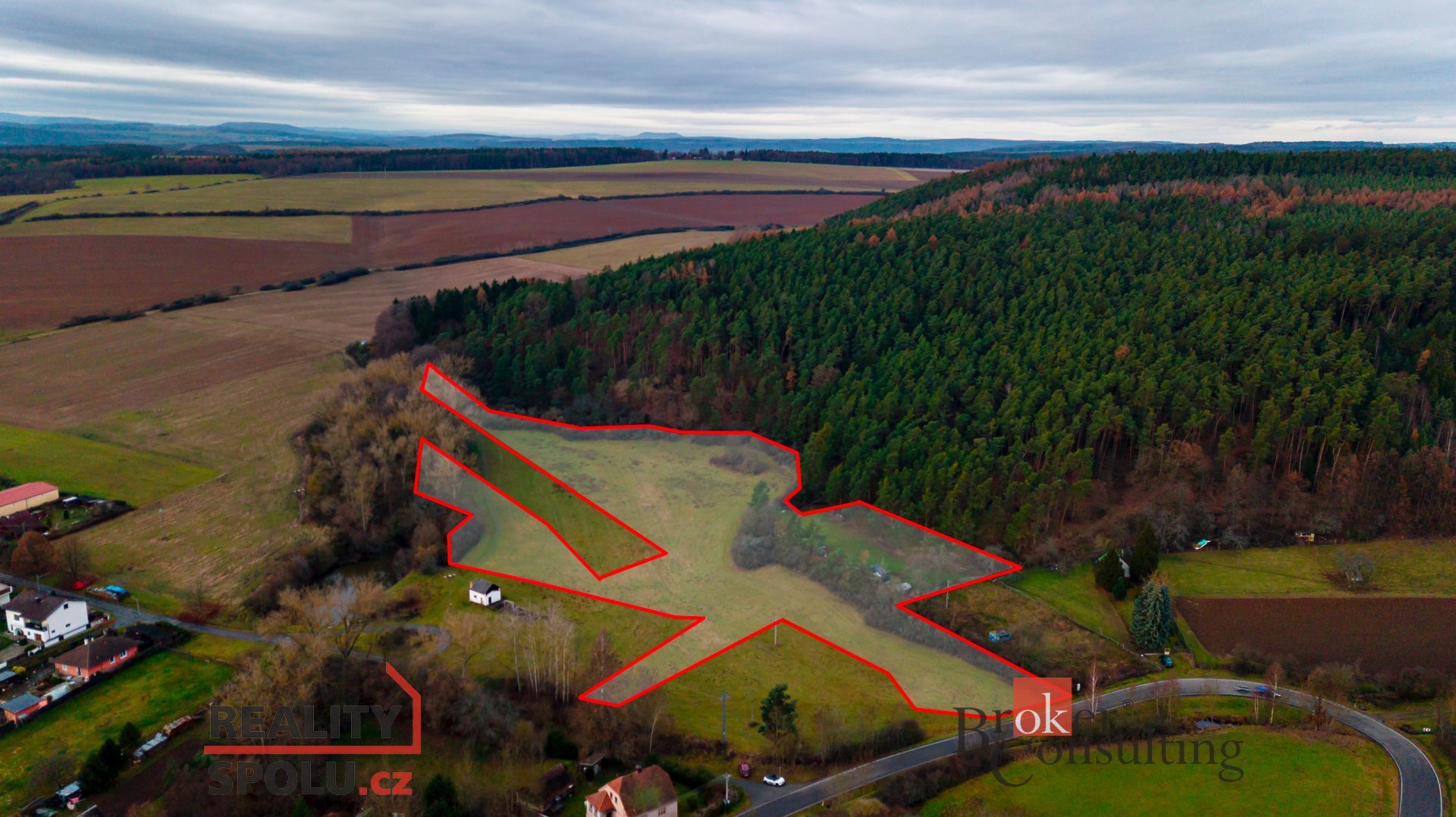 Prodej pozemků - obec Babina